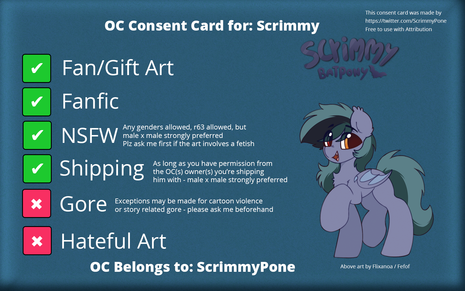 Scrimmy Consent Card